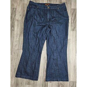 Liz & Me Womens Plus Size 4 Petite Pockets Denim Blue Jeans